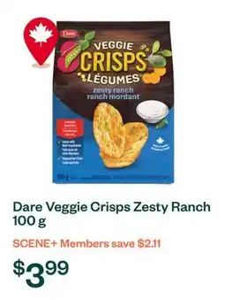 Voilà Dare Veggie Crisps Zesty Ranch 100 g offer