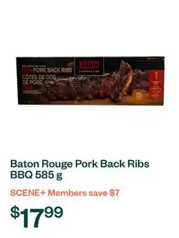 Voilà Baton Rouge Pork Back Ribs BBQ 585 g offer
