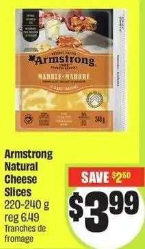 FreshCo Armstrong Natural Cheese Slices reg 6.49 offer