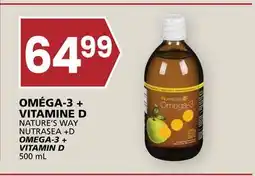 Rachelle-Bery Grocery OMEGA-3 + VITAMINE D NATURE'S WAY offer