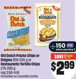 FreshCo Old Dutch Potato Chips or Ridgies offer