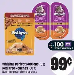 FreshCo Whiskas Perfect Portio or Pedigree Pouches offer