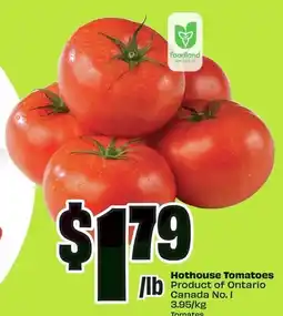 FreshCo Hothouse Tomatoes offer