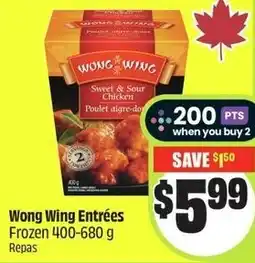 FreshCo Wong Wing Entrées Frozen offer