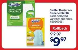 Walmart Swiffer Dusters or Sweeper Refills offer