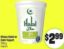 FreshCo Khaas Halal or Dahi Yogurt offer