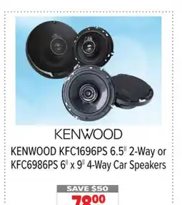 2001 Audio Video KFC1696PS 6.5 2-Way or KFC6986PS 6 x 9 4-Way Car Speakers offer