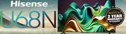 2001 Audio Video Hisense 55U68N ULED MiniLED offer