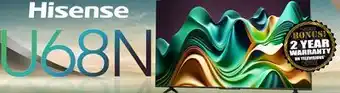 2001 Audio Video Hisense 55U68N ULED MiniLED offer
