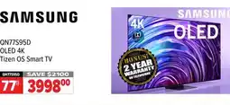 2001 Audio Video QN77S95D OLED 4K Tizen OS Smart TV offer