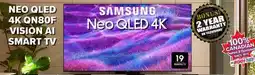 2001 Audio Video QN55QN80F 55 Samsung NEO QLED 4K VISION AI SMART TV offer
