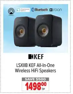 2001 Audio Video LSXIIB KEF All-In-One Wireless HiFi Speakers offer