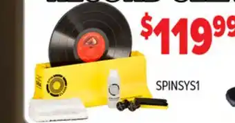 2001 Audio Video SPINSYS1 RECORD CLEANING KITS offer