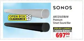 2001 Audio Video ARCG1US1B/W Premium Smart Sound Bar offer