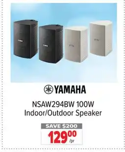 2001 Audio Video NSAW294BW 100W Indoor/Outdoor Speaker offer