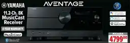 2001 Audio Video YAMAHA RXA8A 11.2.Ch.8K MusicCast Receiver offer