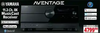 2001 Audio Video YAMAHA RXA8A 11.2.Ch.8K MusicCast Receiver offer