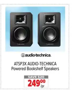 2001 Audio Video ATSP3X Powered Bookshelf Speakers offer