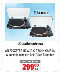2001 Audio Video ATLP70XBTBG-BZ AUDIO-TECHNICA Fully Automatic Wireless Belt-Drive Turntable offer