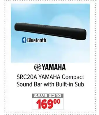 2001 Audio Video SRC20A YAMAHA Compact Sound Bar with Built-in Sub offer