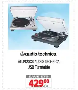 2001 Audio Video AUDIO-TECHNICA ATLP120XB USB Turntable offer