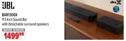 2001 Audio Video JBL 11.1. 4-ch Sound Bar with detachable surround speakers offer