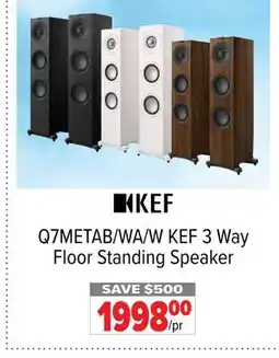 2001 Audio Video Q7METAB 3 Way Floor Standing Speaker offer