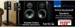 2001 Audio Video PRIMESFBK Prime Bookshelf Speakers offer