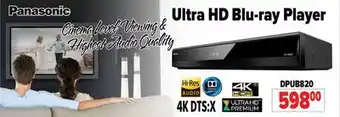 2001 Audio Video DPUB820 Ultra HD Blu-ray Player offer