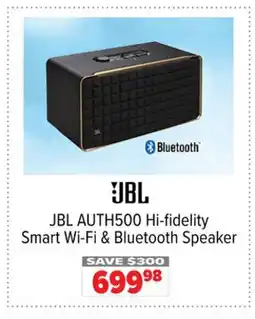 2001 Audio Video AUTH500 JBL Hi-fidelity Smart Wi-Fi & Bluetooth Speaker offer