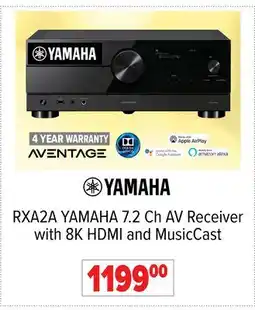 2001 Audio Video YAMAHA RXA2A 7.2 Ch AV Receiver offer