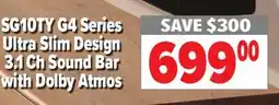 2001 Audio Video SG10TY G4 Series Ultra Slim Design 3.1 Ch Sound Bar with Dolby Atmos offer