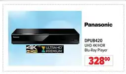2001 Audio Video Panasonic DPUB420 UHD 4K/HDR Blu-Ray Player offer