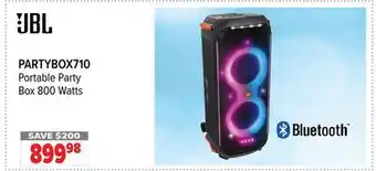 2001 Audio Video PARTYBOX710 Portable Party Box 800 Watts offer