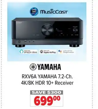 2001 Audio Video RXV6A 7.2-Ch. 4K/8K HDR 10 + Receiver offer