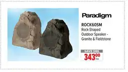 2001 Audio Video ROCK60SM Rock-Shaped Outdoor Speaker-Granite & Fieldstone offer