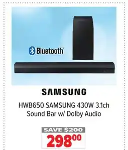 2001 Audio Video HWB650 430W 3.1ch Sound Bar w/ Dolby Audio offer