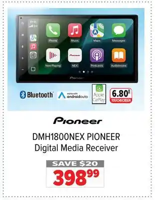 2001 Audio Video DMH1800NEX PIONEER Digital Media Receiver offer