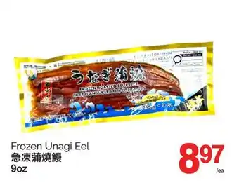 T&T Supermarket MD FROZEN UNAGI EEL, 9OZ offer