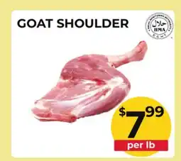 Food World Supermarket GOAT SHOULDER offer