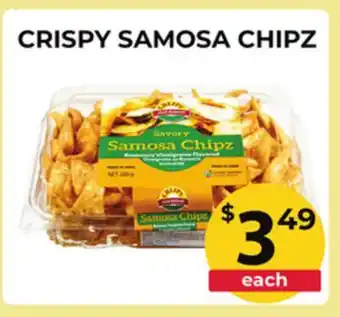 Food World Supermarket CRISPY SAMOSA CHIPZ offer