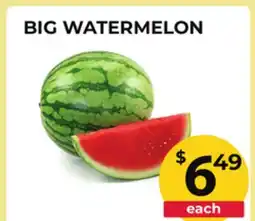Food World Supermarket BIG WATERMELON offer