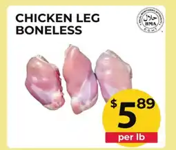 Food World Supermarket CHICKEN LEG BONELESS offer