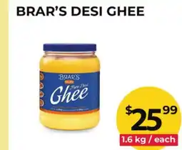Food World Supermarket BRAR'S DESI GHEE offer