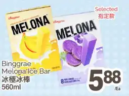 T&T Supermarket BINGGRAE MELONA ICE BAR, 560ML offer
