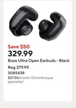 Staples Bose Ultra Open Earbuds - Black offer