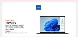 Staples ASUS 14 Zenbook - Intel i7-13700H/512GB SSD/16GB RAM/Touchscreen/Windows 11 Home offer