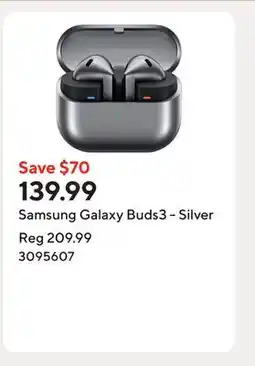 Staples Samsung Galaxy Buds3 - Silver offer
