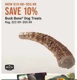 Cabela's Buck Bone Dog Treats offer