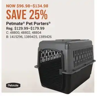 Cabela's Petmate Pet Porters offer